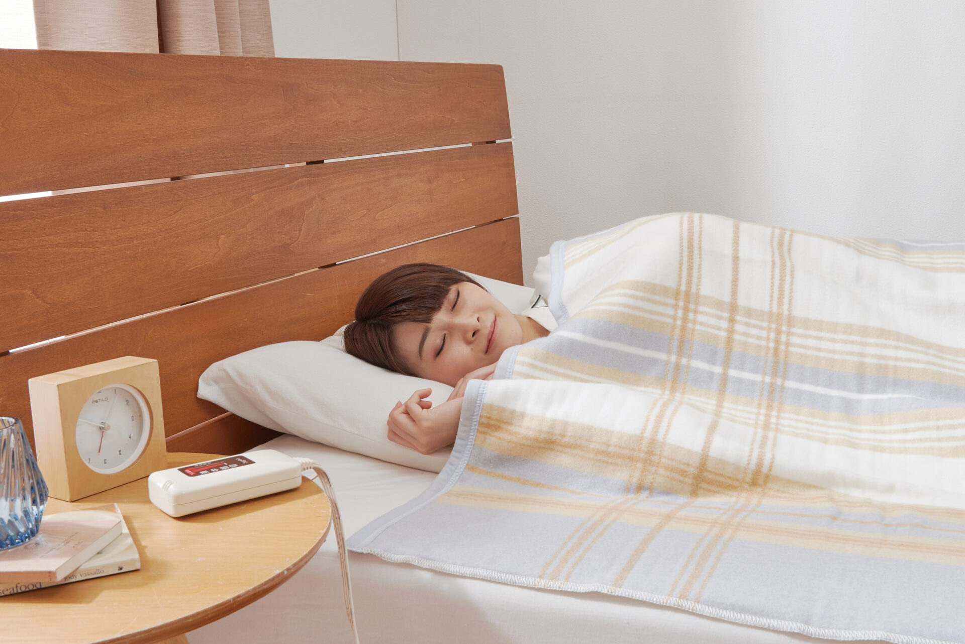 椙山紡織 電気敷毛布 高機能快適繊維ゲルマロン使用 ブラウンSB-KG101